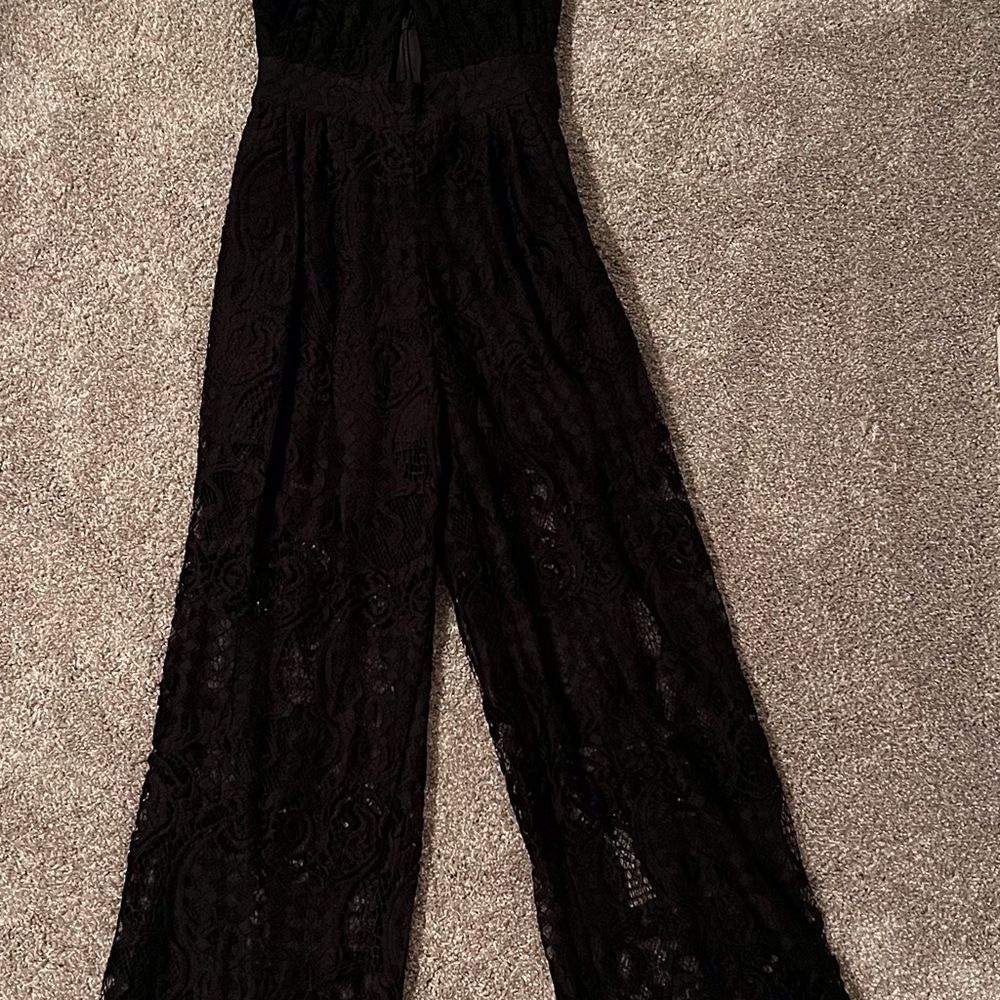 Kendall & Kylie halter-neck lace jumpsuit with cutouts XS - Picture 11 of 11
